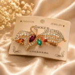 Multicolor Crystal Butterfly Hair Clip