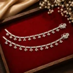 Traditional Silver-Plated Bridal Anklet (Payal) Set
