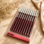 high-definition lip and eyeliner contour pencils (maroon) (pack of 10)