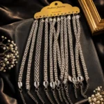 Chunky Silver Popcorn Chain Bracelet (1pc)