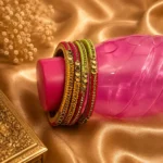 Vibrant Festive Beaded Bangle Set