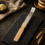 Premium Stainless Steel Spatula with Wooden Handle